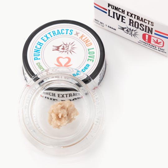 Punch Edibles & Extracts - Dirty Cadillac Tier 3 Live Rosin Cold Cure Badder (1g) - 1