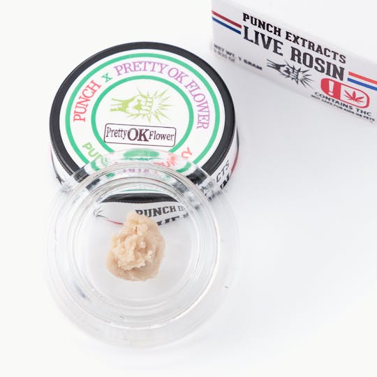 Punch Edibles & Extracts - Pure Hoof Junky Tier 3 Live Rosin Cold Cure Badder (1g) - 1