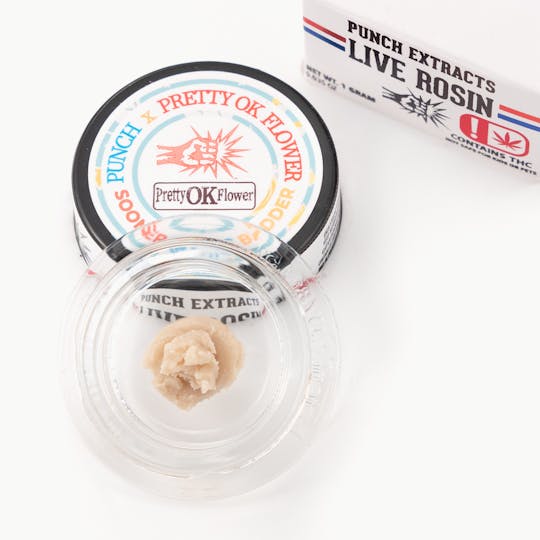 Punch Edibles & Extracts - Sooner Magic Tier 3 Live Rosin Cold Cure Badder (1g) - 1