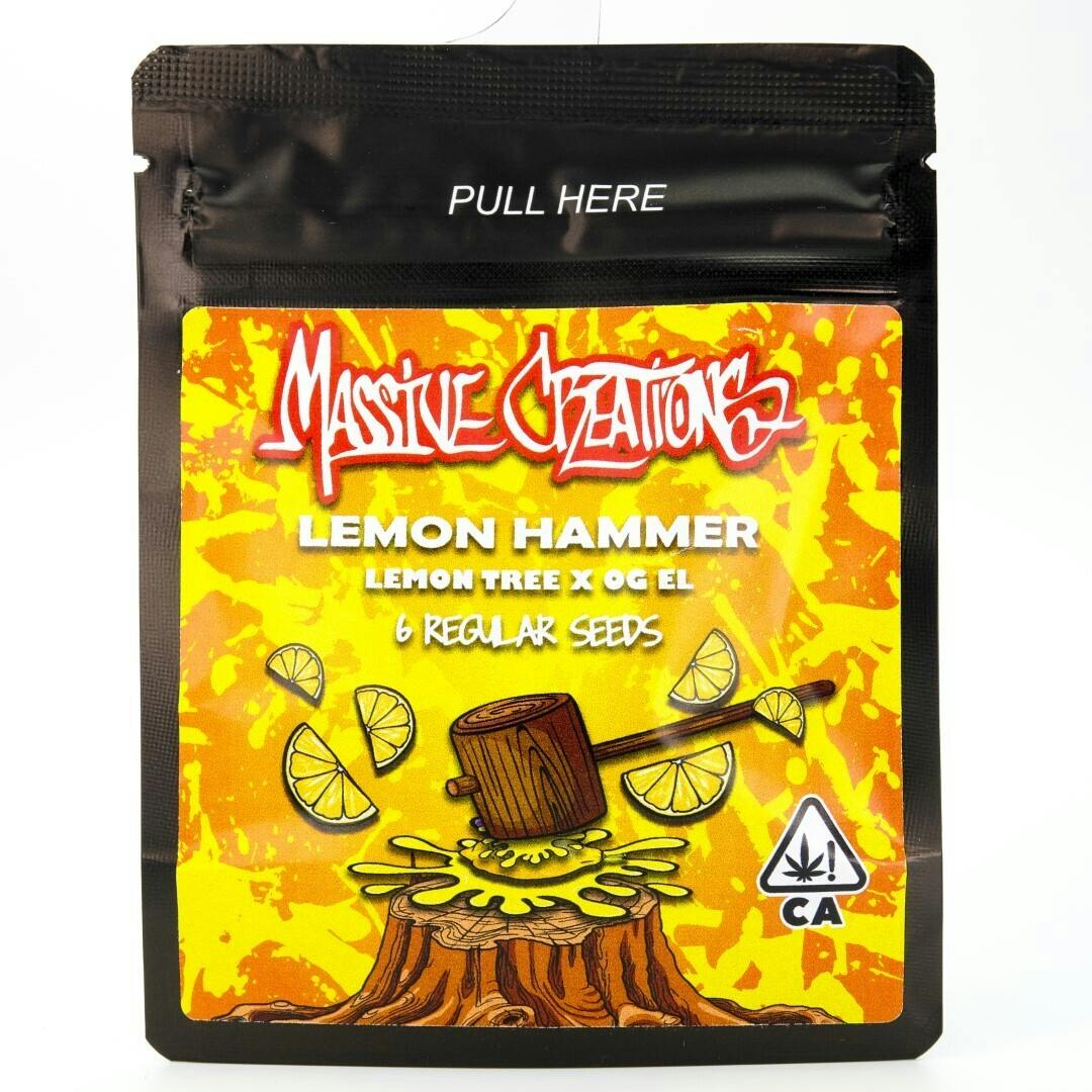 Lemon Hammer 6 Pack Seeds Massive Creations Massive Creations
