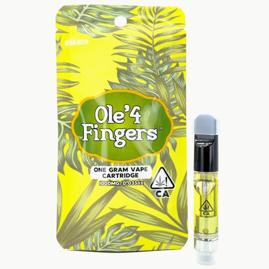 Ole'4 Fingers - Apple Jacks 1g Distillate Cart - Ole' 4 Fingers - 1
