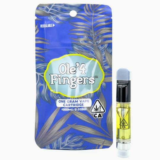Ole'4 Fingers - Blueberry 1g Distillate Cart - Ole' 4 Fingers - 1