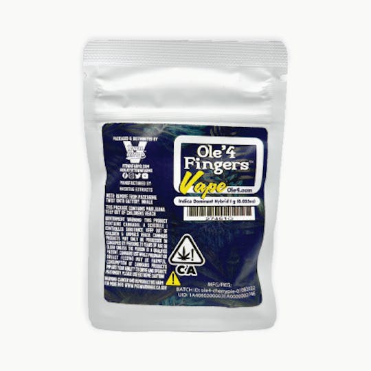 Ole'4 Fingers - King Louis XIII 1g Distillate Cart - Ole' 4 Fingers - 1