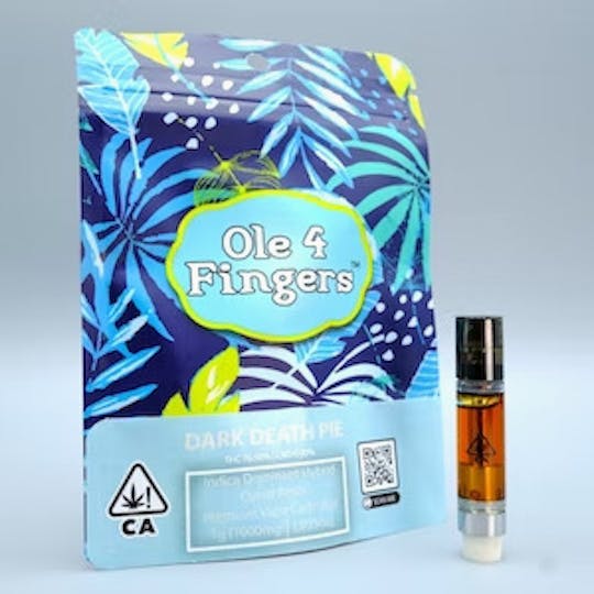 Ole'4 Fingers - Dark Death Pie 1g Cured Resin Cart - Ole' 4 Fingers - 1