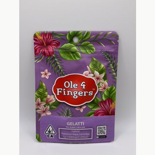 Ole'4 Fingers - Gelatti Cart 1g - Ole' 4 Fingers - 1