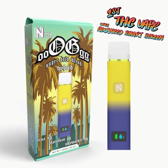 New Normal - OOOGGG 1g hybrid- True OG x Skywalker OG x Platinum OG Smart Screen Dispo - 1