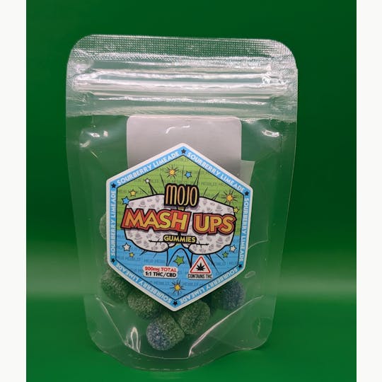 Mojo Medibles - MOJO Mash Ups 1:1 Low Dose Gummies- SOURBERRY LIMEADE - 1