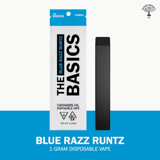 Nura - The Basics | Blue Razz Runtz | 1G Disposable - 1