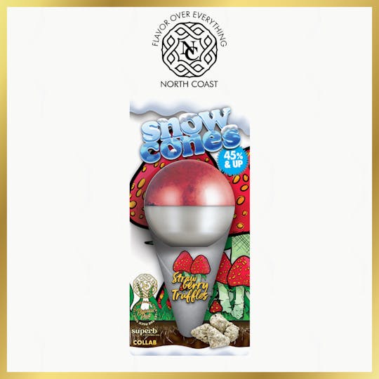 North Coast - North Coast Strawberry Truffles Snow Cones 3.5g - 1