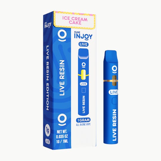 Cure Injoy - Cure Injoy 1g - Live Resin - Ice Cream Cake - AIO (HYBRID) - 1