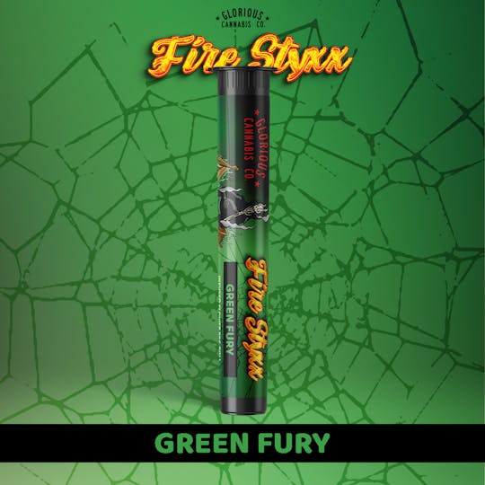Glorious Cannabis Company - 1G Fire Styxx | Green Fury | Glorious Cannabis Co. - 1