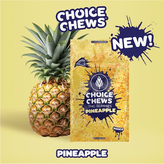 Choice Chews - Choice Chews - Pineapple (Indica) - 100mg - 1