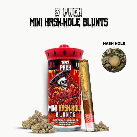 Go Loco - Go Loco Mini Hash-Hole Blunts (3 Pack) - 1