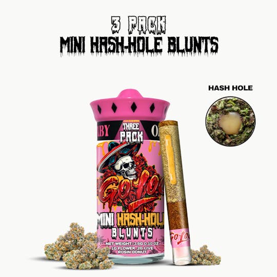 Go Loco - Go Loco Mini Hash-Hole Blunts (3 Pack) - 1