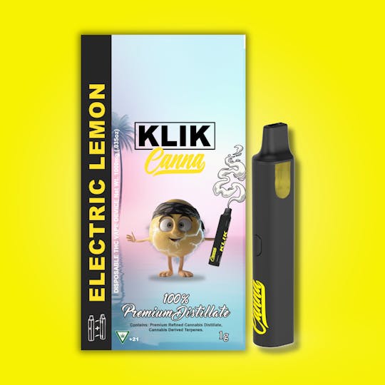 KLIK - Klik 1g Disposable - Electric Lemon - 1