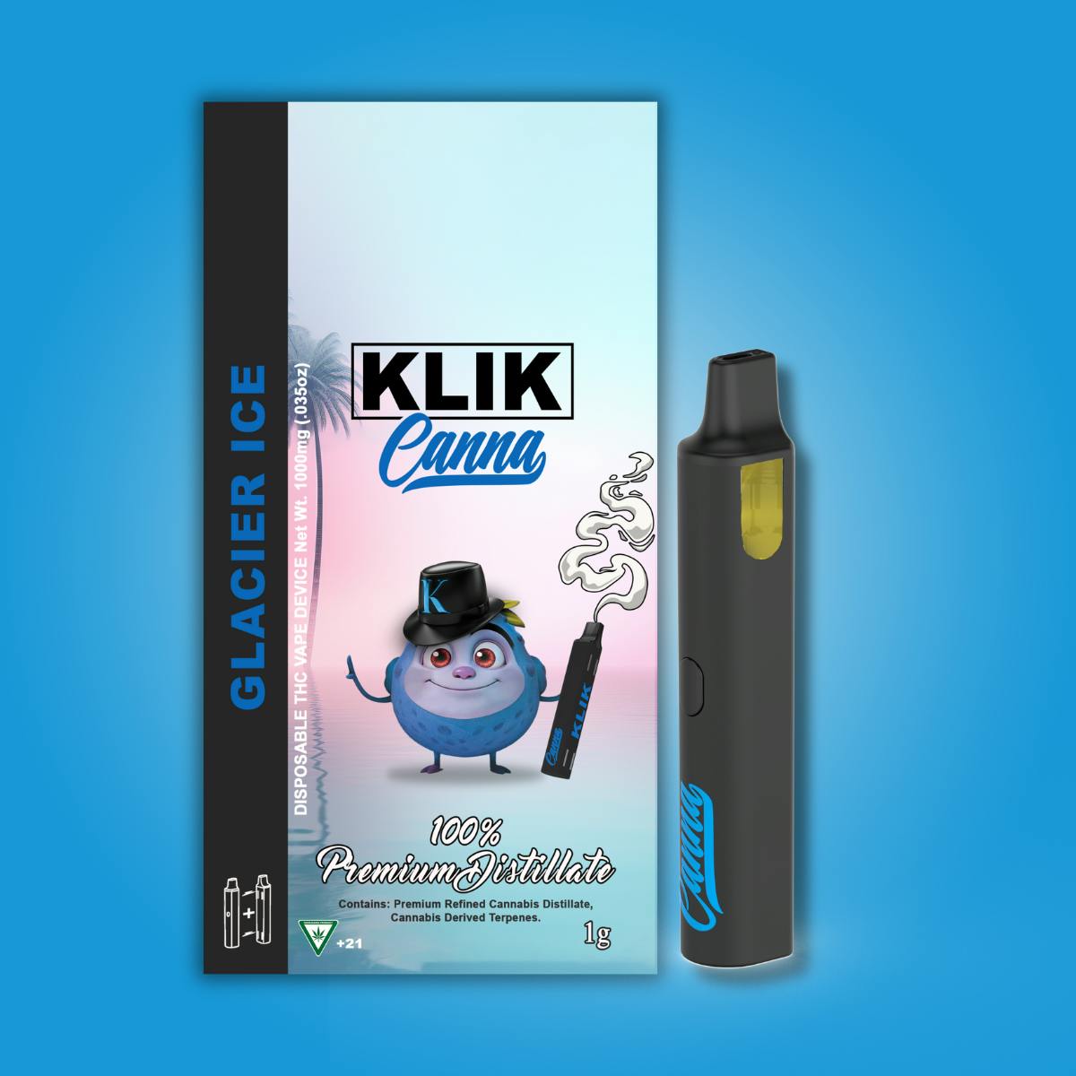 KLIK - Klik 1g Disposable - Glacier Ice - 1
