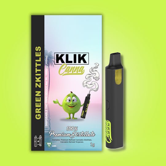 KLIK - Klik 1g Disposable - Green Zkittles - 1
