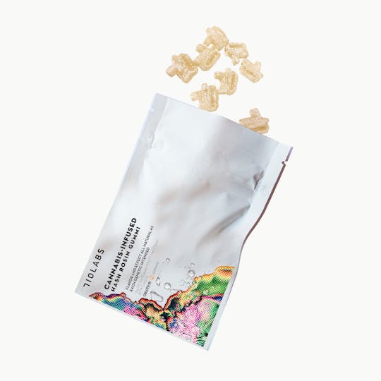 710 Labs - 710 Labs Sour Tangie Hash Rosin Gummies 100mg - 1