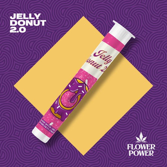 Flower Power Cannabis - Jelly Donut 2.0 1G Preroll - 1