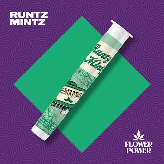 Flower Power Cannabis - Runtz Mintz 1G Preroll - 1