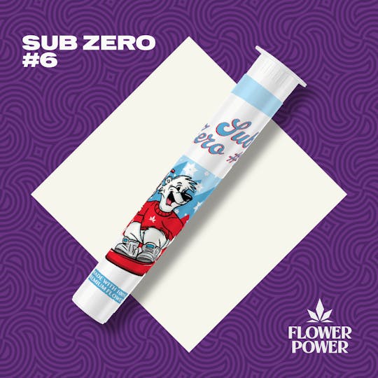 Flower Power Cannabis - Sub Zero #6 1G Preroll - 1