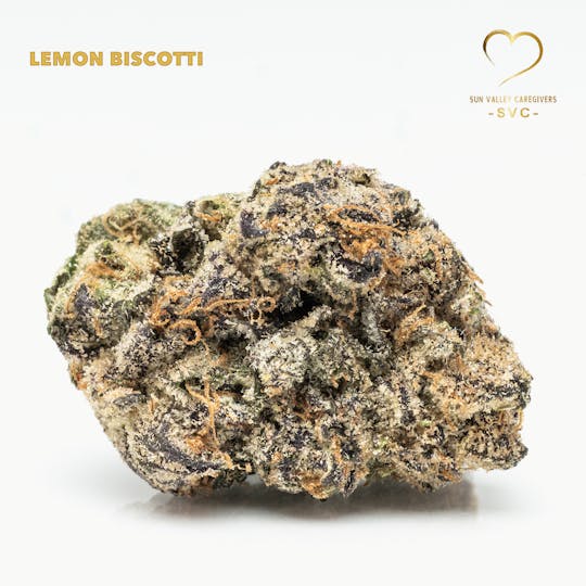 Sun Valley Caregivers - SVC Flower Lemon Biscotti 14g - 1