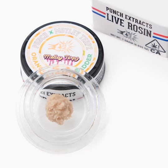 Punch Edibles & Extracts - Orange Butter Tier 4 Live Rosin Cold Cure Badder (1g) - 1