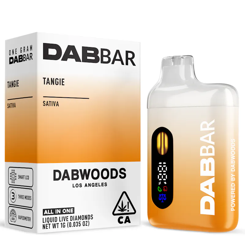 Dabwoods Tangie Dab Bar 2.0 Liquid Diamonds 1g concentrate