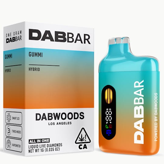 Dabwoods - VAPE - DABBAR 2.0 LIQUID DIAMONDS GUMMI 1G - 1