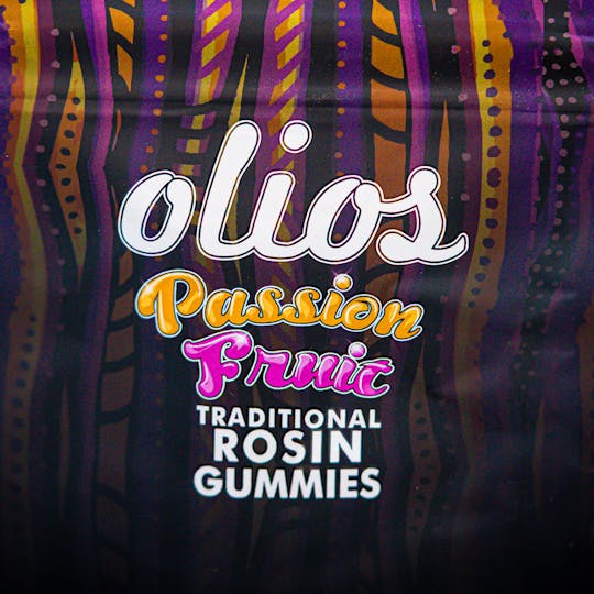 OLIO - Passion Fruit Rosin Gummies 100mg - 1