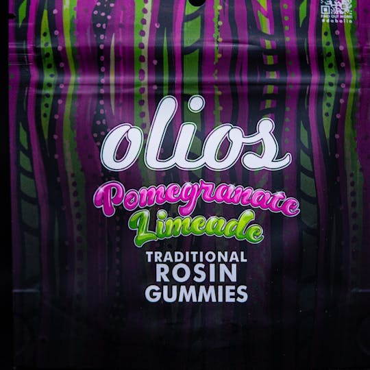 OLIO - Pomegranate Limeade Rosin Gummies 100 mg - 1