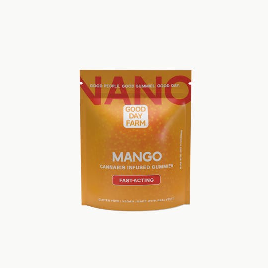 GOOD DAY FARM - GDF: Fast-Acting Gummies | Mango | 100mg | 10pk - 1