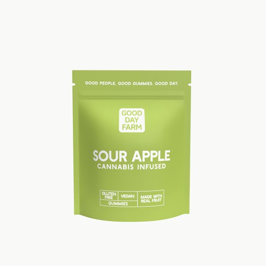 GOOD DAY FARM - GDF: Gummies | Sour Apple | 100mg | 10pk - 1
