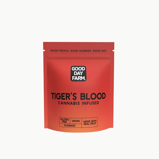 GOOD DAY FARM - GDF: Gummies | Tiger's Blood | 100mg | 10pk - 1