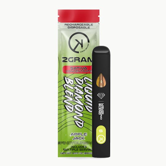 710 Diamond co - Kosmik - 2g Liquid Diamond Blend - Apple Jack - Sativa - 1