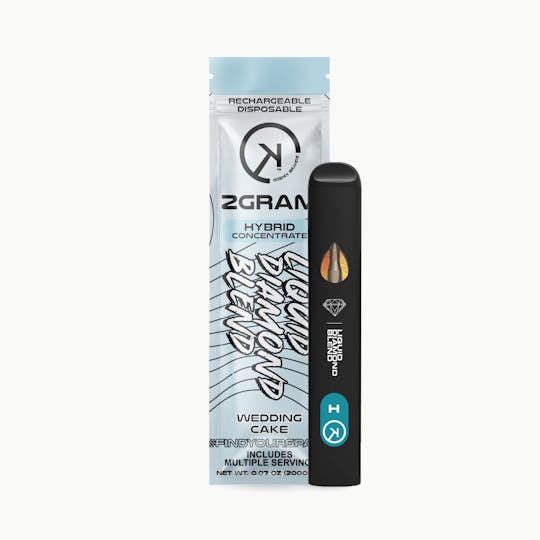 710 Diamond co - Kosmik - 2g Liquid Diamond Blend - Wedding Cake - Hybrid - 1