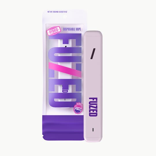 710 Diamond co - FUZED - 1g Disposable - Grape Hill - Hybrid - 91.86% THC - 1