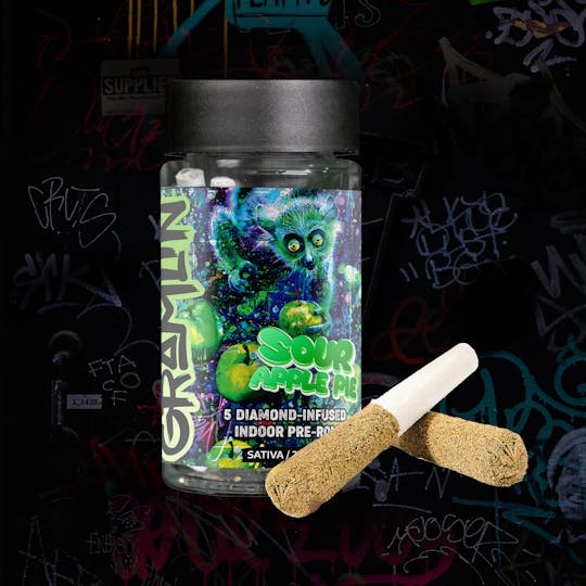 Gramlin - Sour Apple Pie 2.5g Infused Pre-roll 5-pk - 1