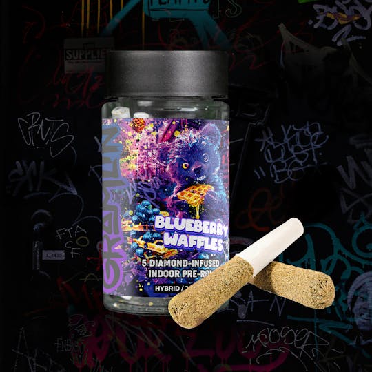 Gramlin - Blueberry Waffles 2.5g Infused Pre-roll 5-pk - 1