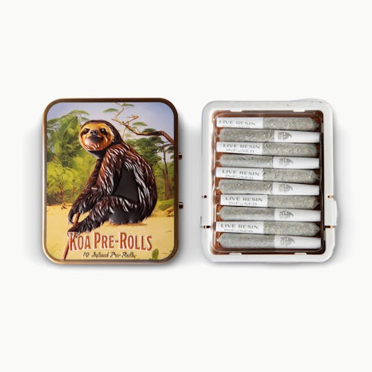 dompen™ & Koa - Koa Live-Resin Infused Pre-Rolls (10pk) - Cherry Grape Sorbet - 1