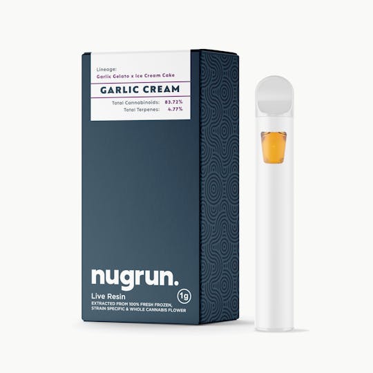 nugrun. - Live Resin 1G All-In-One | Garlic Cream - 1