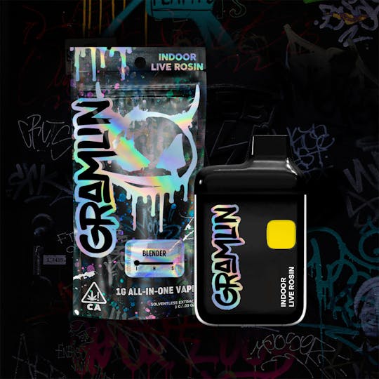 Gramlin - Blender Indoor Live Rosin AIO 1g Vape - 1