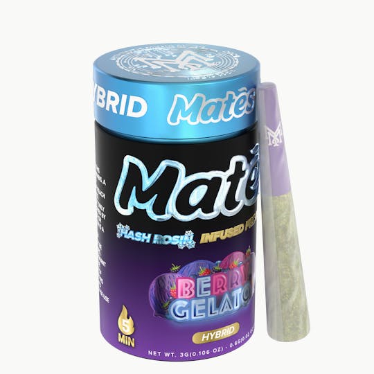 Muha Meds - Berry Gelato Hash Rosin Mates Pre-Rolls - 1