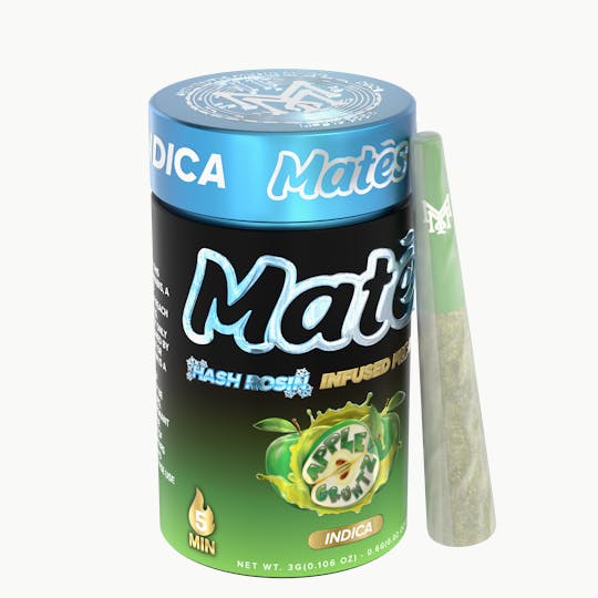 Muha Meds - Apple Gruntz Hash Rosin Mates Pre- Rolls - 1