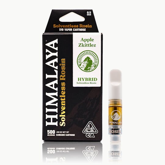 HIMALAYA - Apple Zkittles (Solventless Rosin) Cartridge - .5G - 1