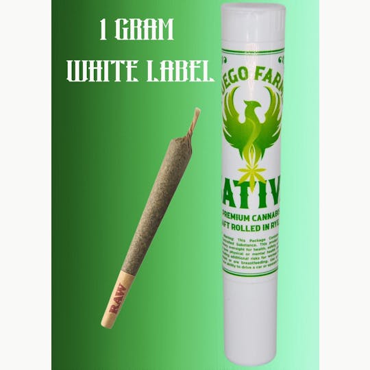 Fuego Farms - Fuego Farms 1g Pre-Roll - Super Lemon Cream (White Label) - 1