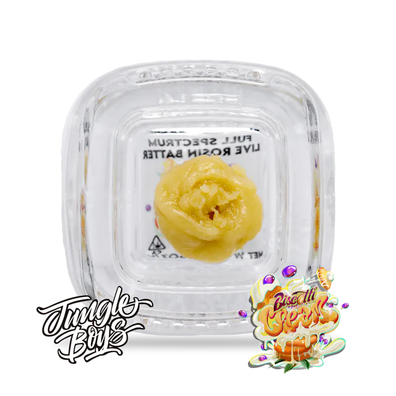 Jungle Boys Biscotti Cream - 1g Full Spectrum Live Rosin Batter