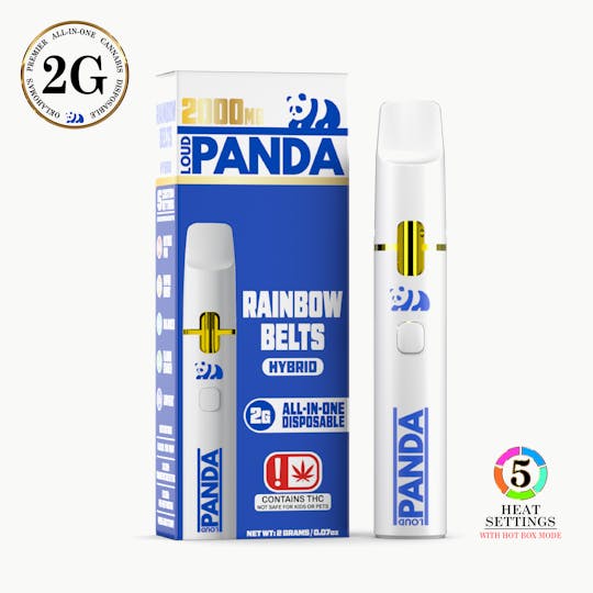 Loud Panda - Loud Panda - Rainbow Belts - 2G Disposable - 1
