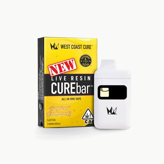 West Coast Cure - Tropical Lemonade Live Resin CUREbar - 1g - 1