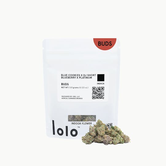 lolo - Blue Cookies x DJ Short Blueberry x Platinum | Indoor Buds | 3.5g - 1